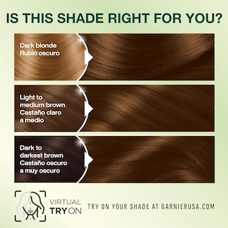 Foto 7 | Tinte Para El Cabello Garnier Nutrisse Nourishing Creme 53 Medium Golden Brown - Venta Internacional.