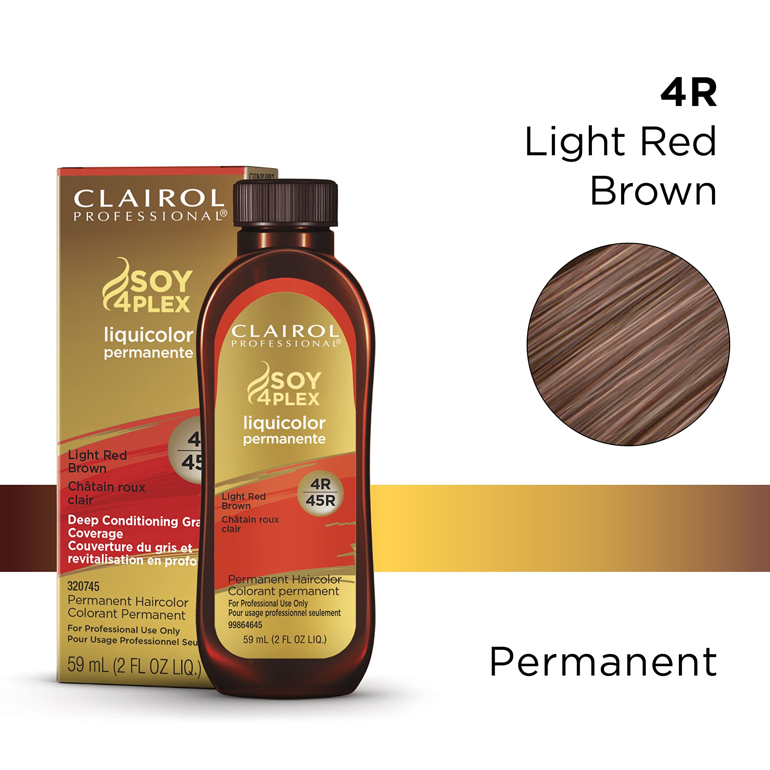 Foto 3 pulgar | Tinte De Pelo Clairol Professional Liquicolor 4r Rojo Claro Marrón - Venta Internacional.