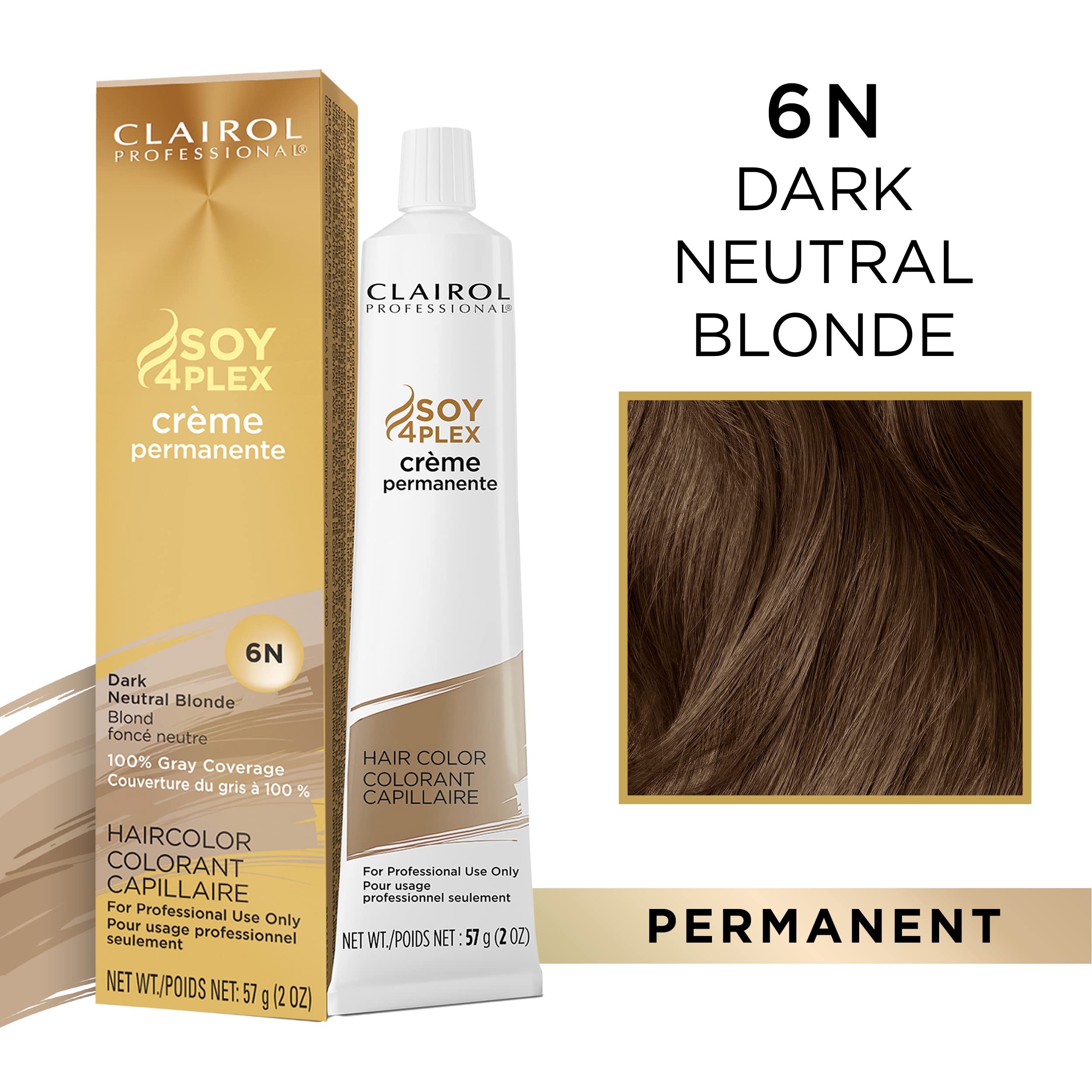 Foto 3 pulgar | Tinte Para El Cabello Clairol Professional Permanent Crème 6n Dark Blonde - Venta Internacional.