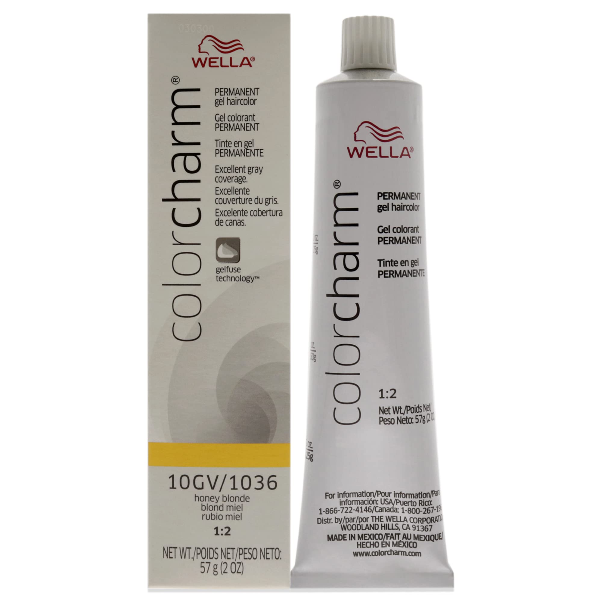 Foto 2 pulgar | Gel Permanente Wella Color Charm Para Teñir El Cabello, 10 G, Rubio Miel - Venta Internacional.