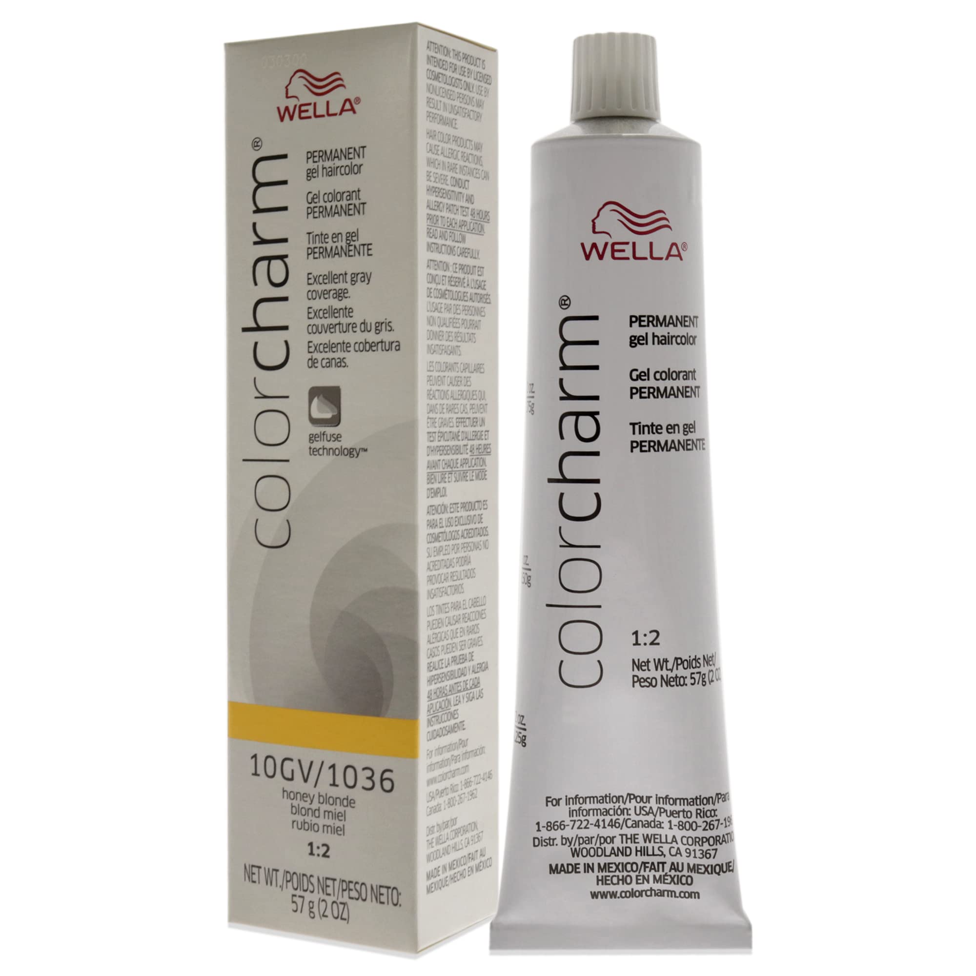 Foto 5 pulgar | Gel Permanente Wella Color Charm Para Teñir El Cabello, 10 G, Rubio Miel - Venta Internacional.