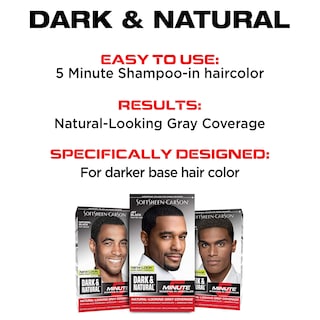 Foto 5 | Tinte De Pelo Softsheen-carson Dark & Natural Para Hombre Jet Black - Venta Internacional.