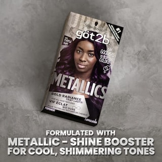 Foto 2 | Tinte De Pelo Got2b Metallics Permanent M64 Purple Night - Venta Internacional.