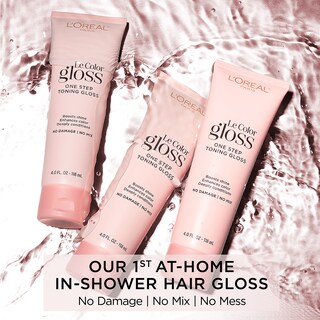 Foto 7 | Brillo De Pelo L'oreal Paris Le Color One Step Tonificador Castaño 120ml - Venta Internacional.