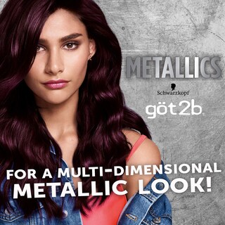 Foto 2 | Tinte De Pelo Schwarzkopf Got2b Metallics M49 Smoky Violet - Venta Internacional.