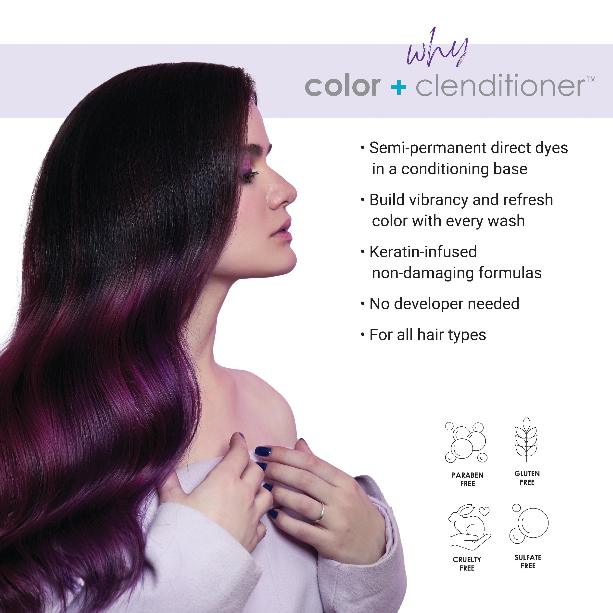 Foto 3 pulgar | Acondicionador Depositante De Color Para El Cabello Keracolor Clenditioner - Venta Internacional.