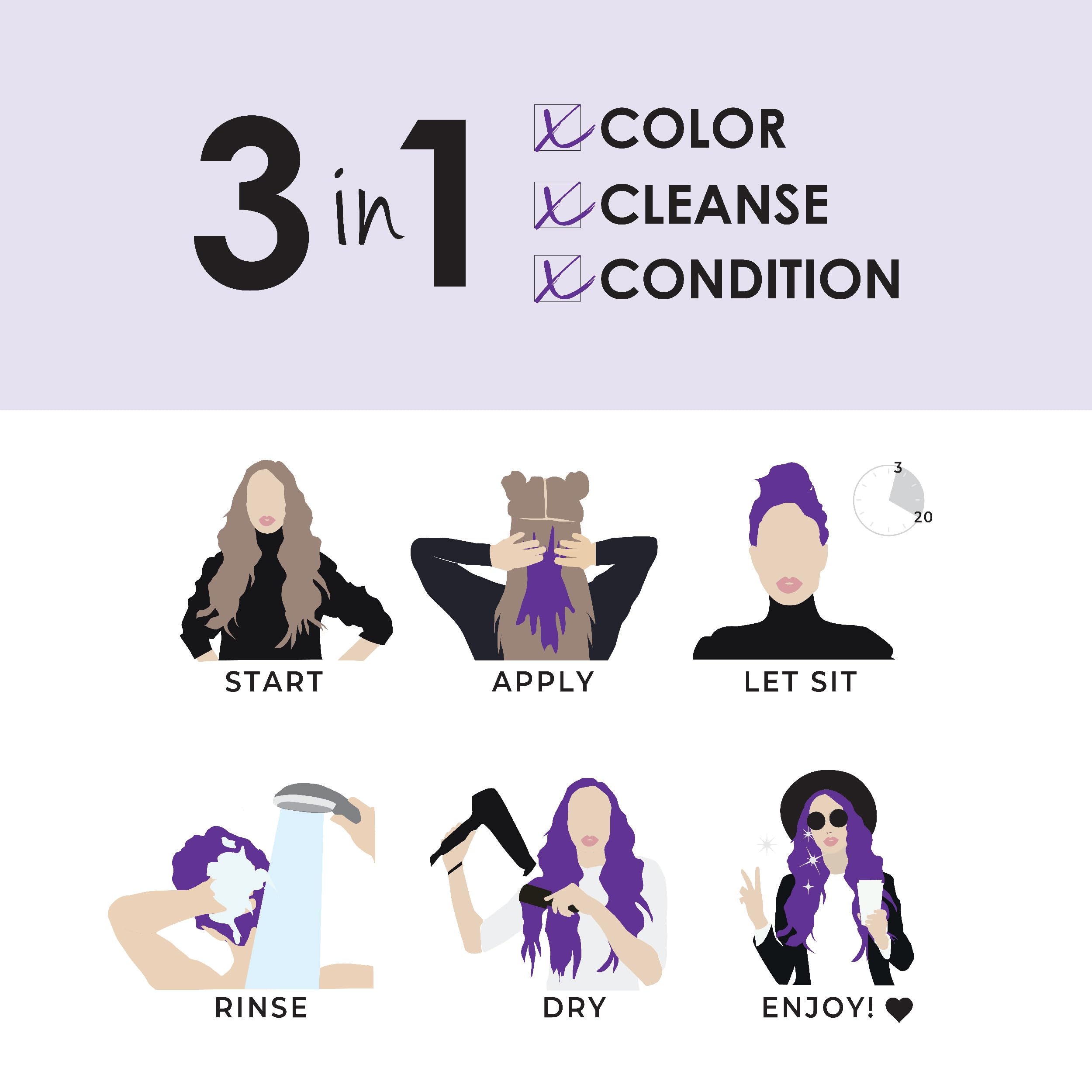 Foto 4 pulgar | Acondicionador Depositante De Color Para El Cabello Keracolor Clenditioner - Venta Internacional.