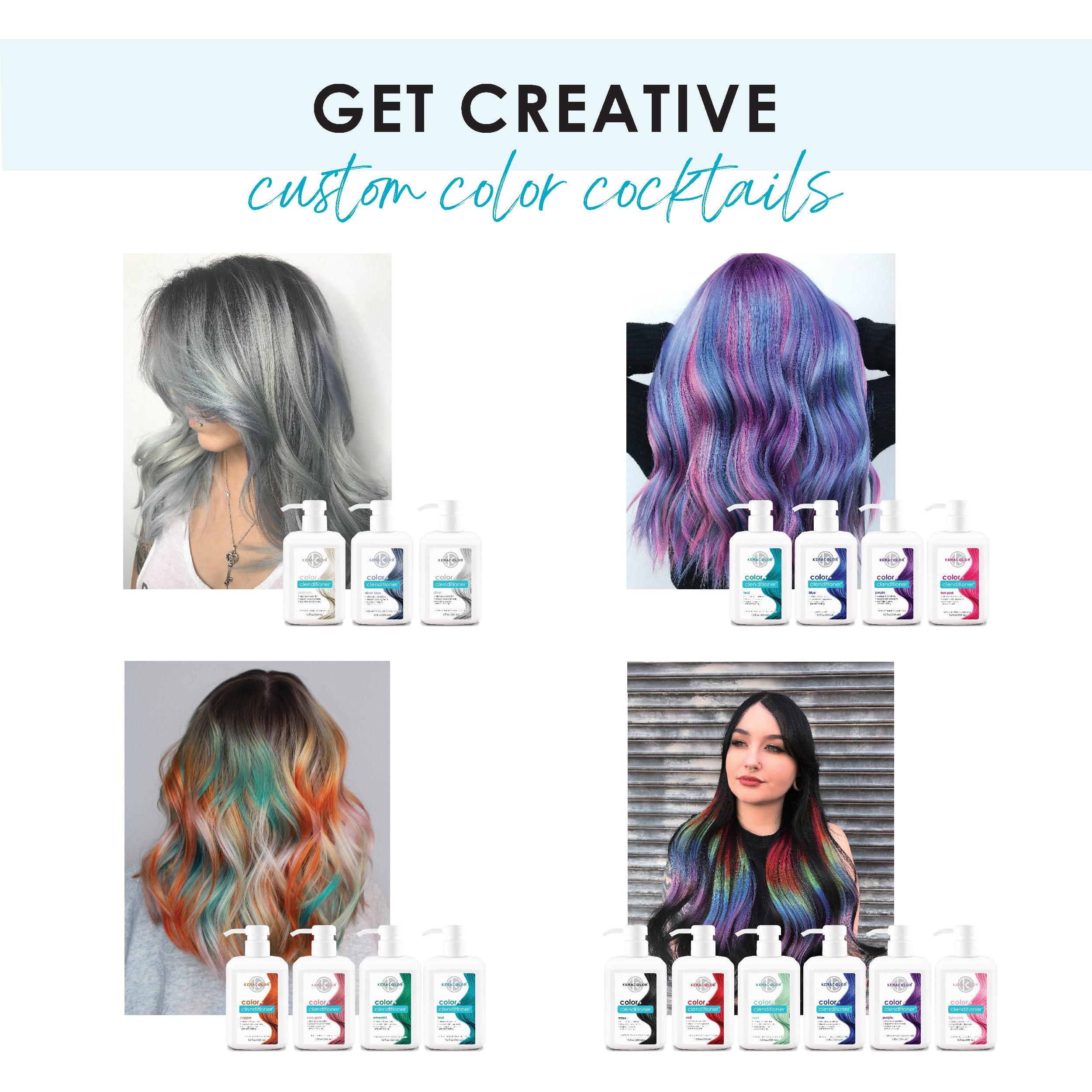 Foto 7 pulgar | Acondicionador Depositante De Color Para El Cabello Keracolor Clenditioner - Venta Internacional.