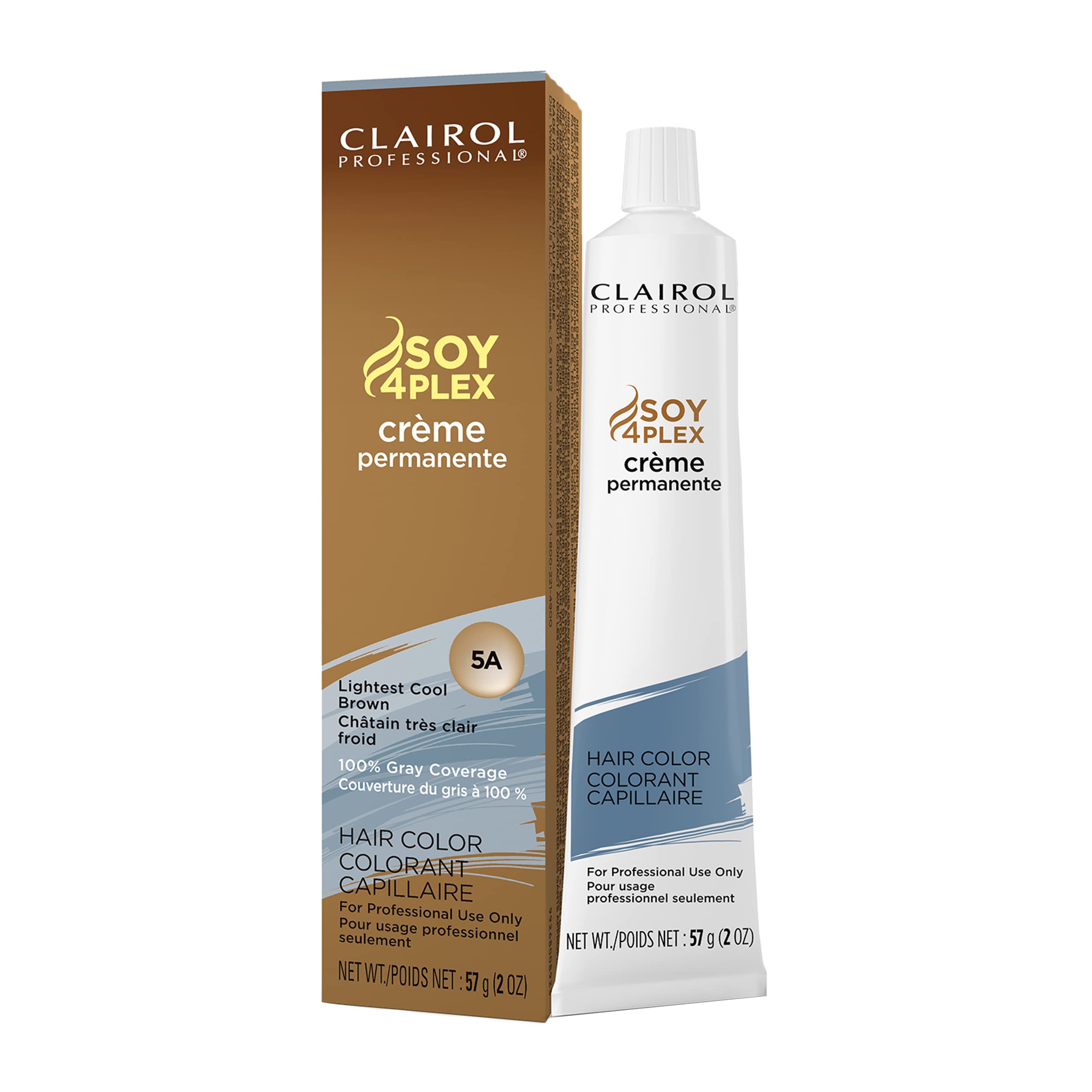 Foto 2 pulgar | Tinte Para El Cabello Clairol Professional Permanent Crème 5a, Marrón Claro Y Frío - Venta Internacional.