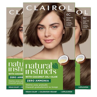 Foto 1 | Tinte Para El Cabello Clairol Natural Instincts Demi-permanent 6c Marrón Claro - Venta Internacional.
