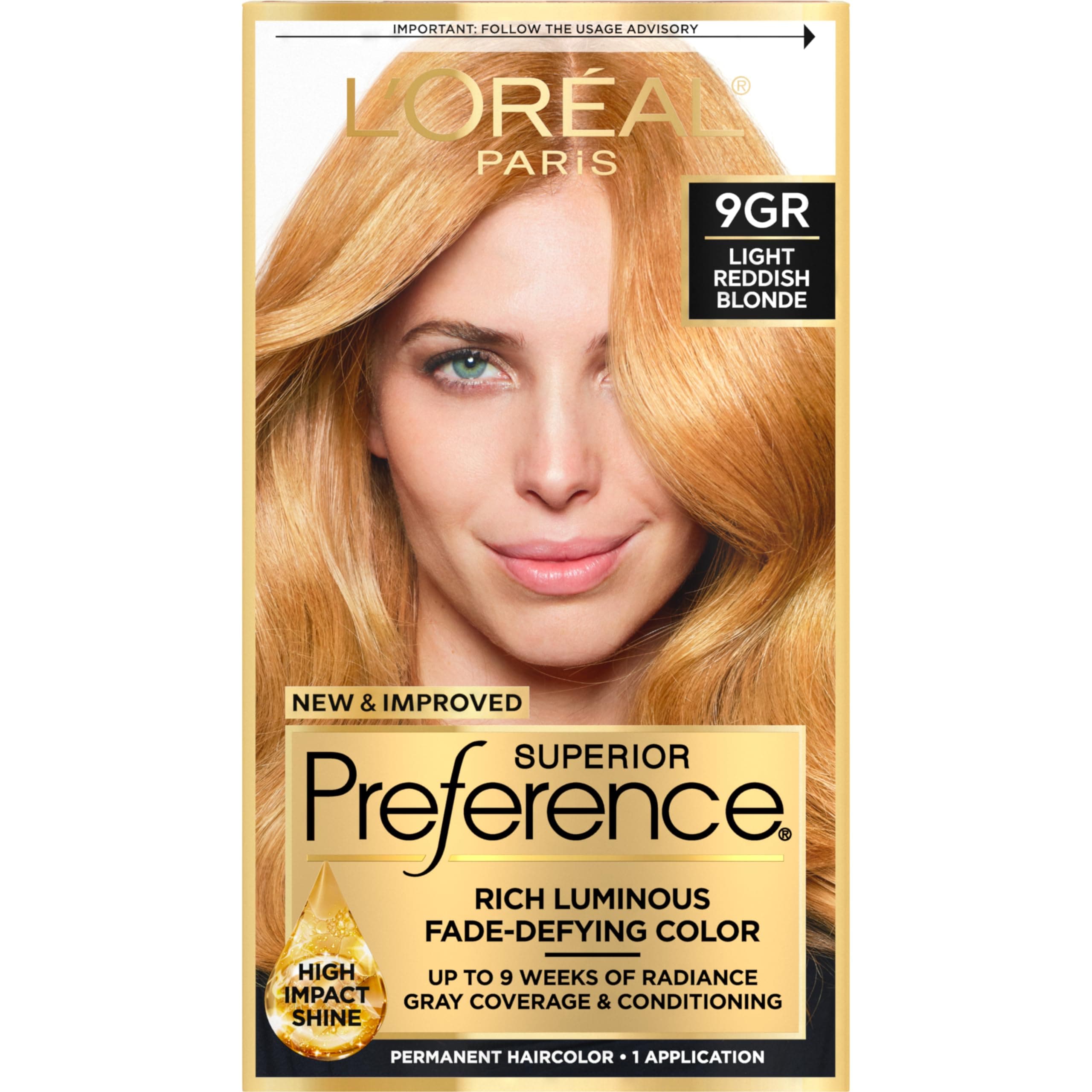 Tinte Para El Cabello L'oreal Paris Superior Preference 9gr Dorado Claro - Venta Internacional. $555