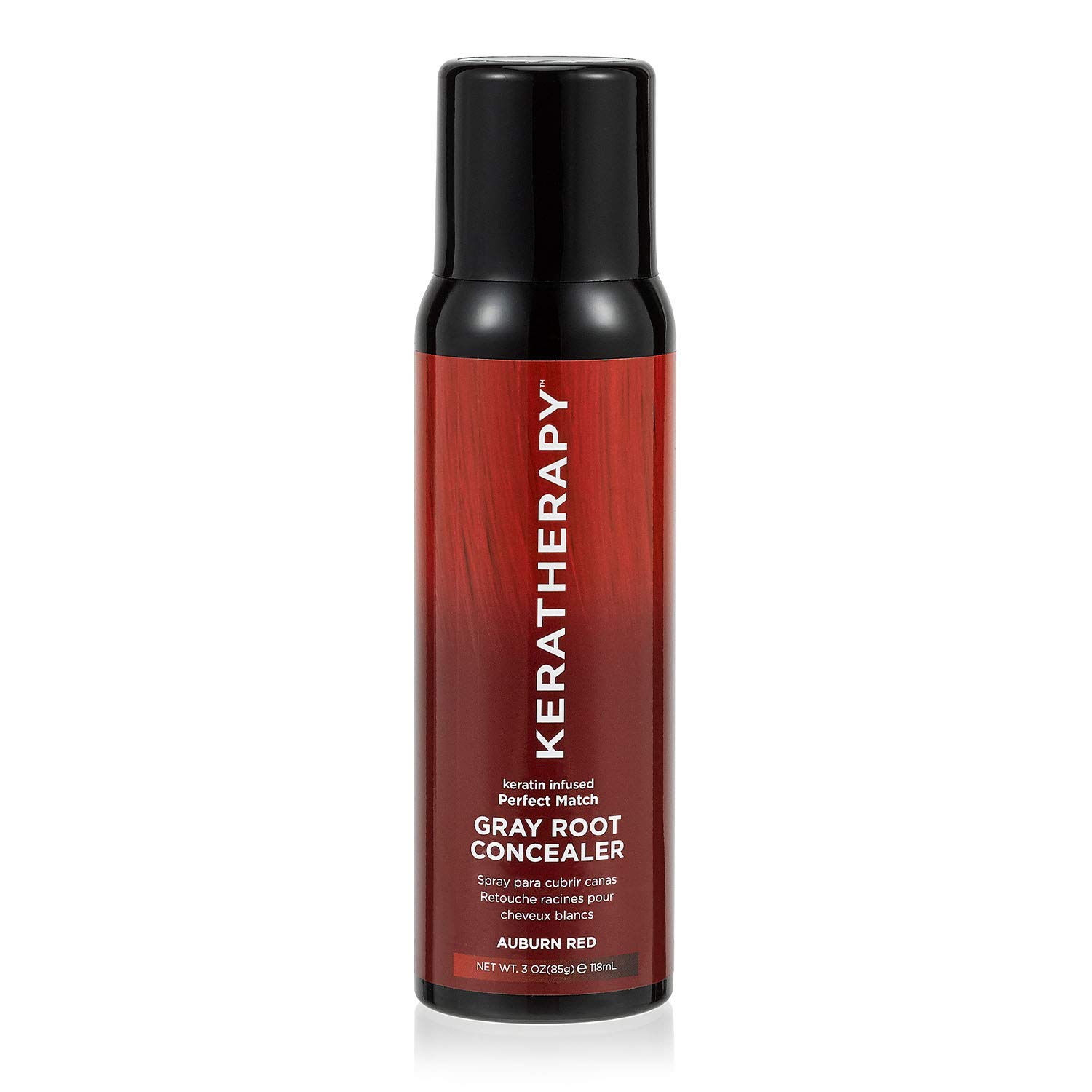 Corrector En Aerosol Keratherapy Perfect Match, Rojo Castaño - Venta Internacional.