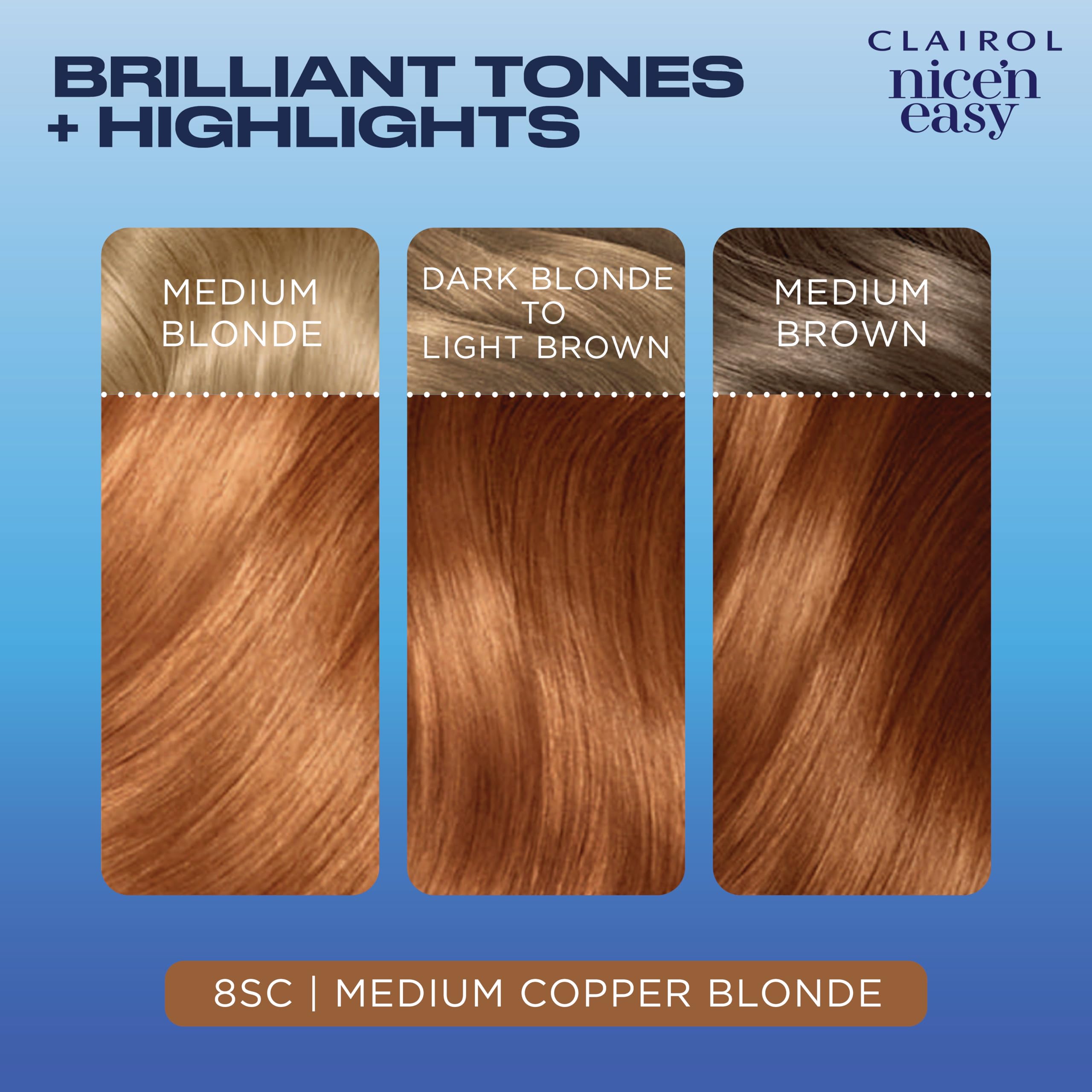 Foto 6 pulgar | Tinte Para El Cabello Clairol Nice'n Easy 8sc Medium Copper Blonde X3 - Venta Internacional.