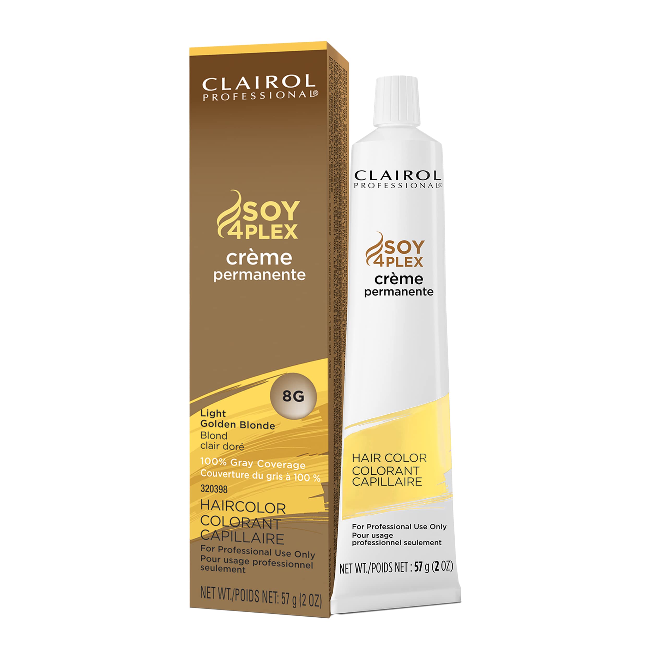 Tinte Para El Cabello Clairol Professional Permanent Creme, 8 G, Rubio Dorado Claro - Venta Internacional.