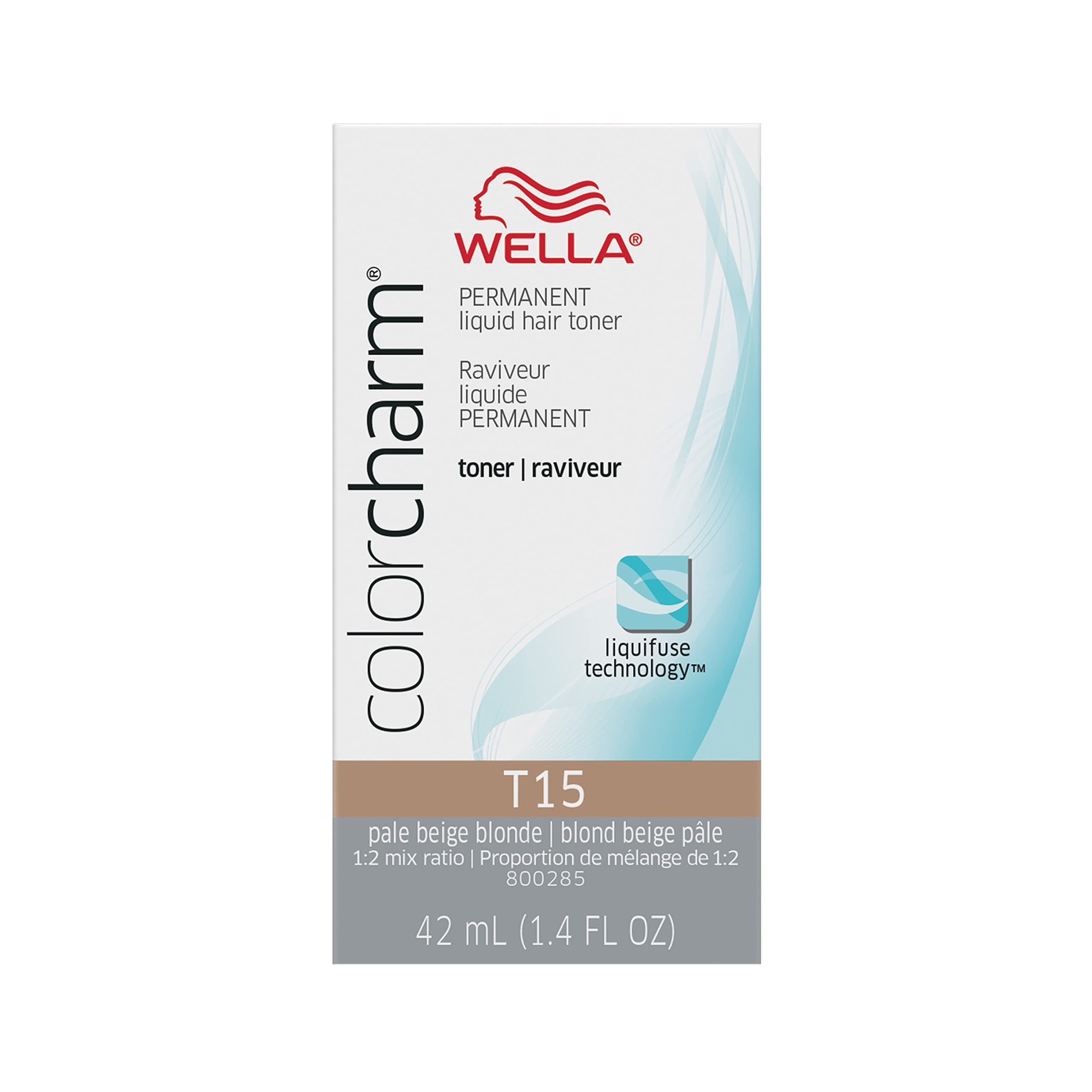 Tónico Para El Cabello Wella Color Charm T15, Beige Pálido, Rubio, 40 Ml - Venta Internacional.