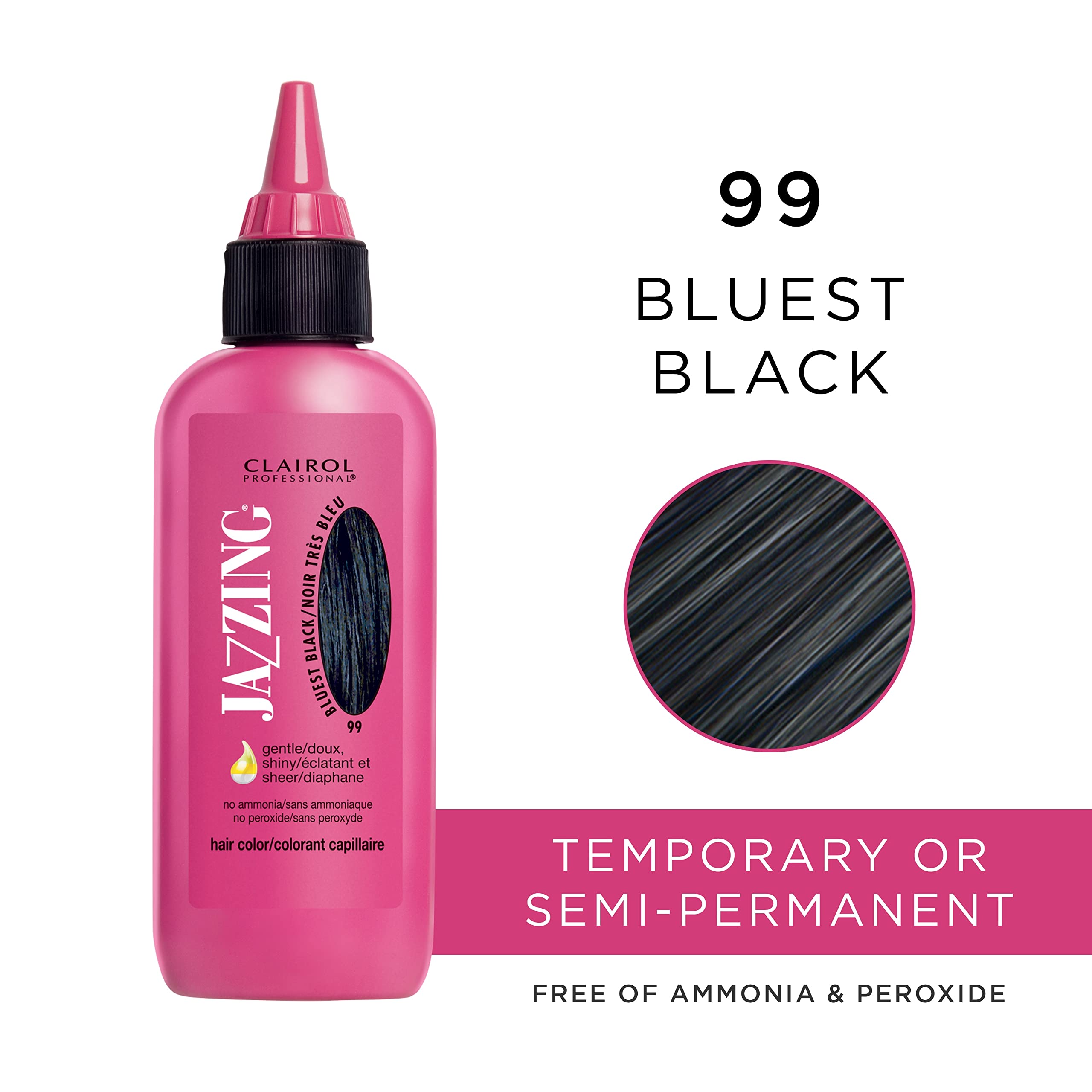 Foto 3 pulgar | Tinte De Pelo Clairol Professional Jazzing No.099 Bluest Black - Venta Internacional.