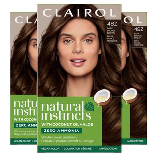 Foto 1 | Tinte Para El Cabello Clairol Natural Instincts Demi-permanent 4bz Pack 3 - Venta Internacional.