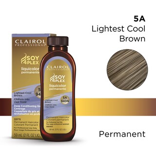 Foto 2 | Tinte De Pelo Clairol Professional Liquicolor 5a, Marrón Frío Más Claro - Venta Internacional.