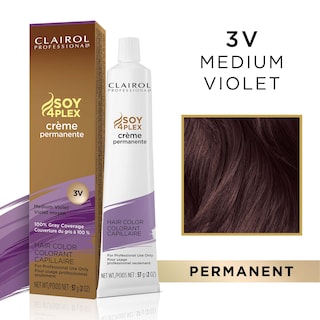 Foto 2 | Tinte Para El Cabello Clairol Professional Permanent Crème 3v Medium Violet - Venta Internacional.