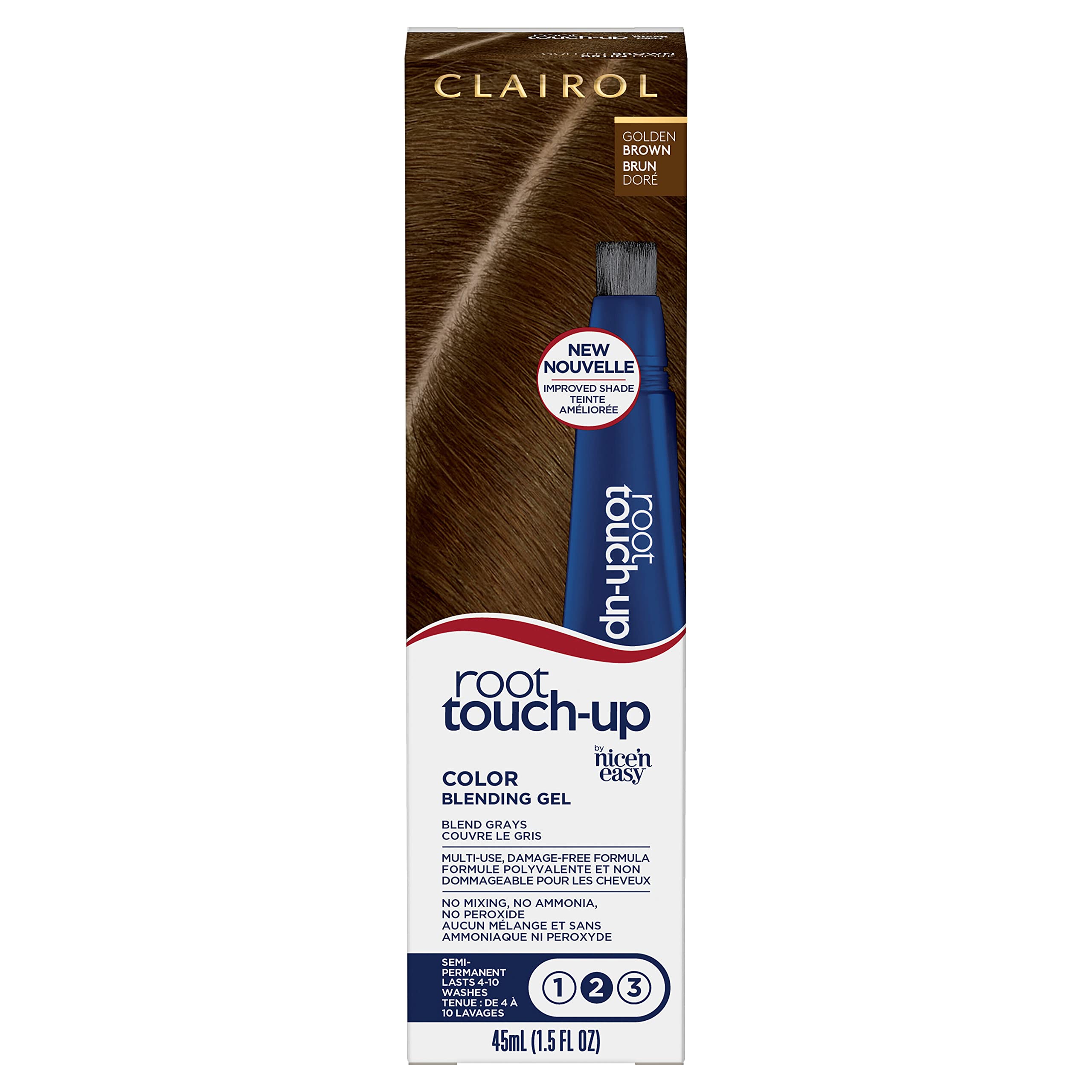 Foto 2 pulgar | Gel Mezclador De Colores Para El Cabello Clairol Root Touch-up 5g Golden Brown - Venta Internacional.