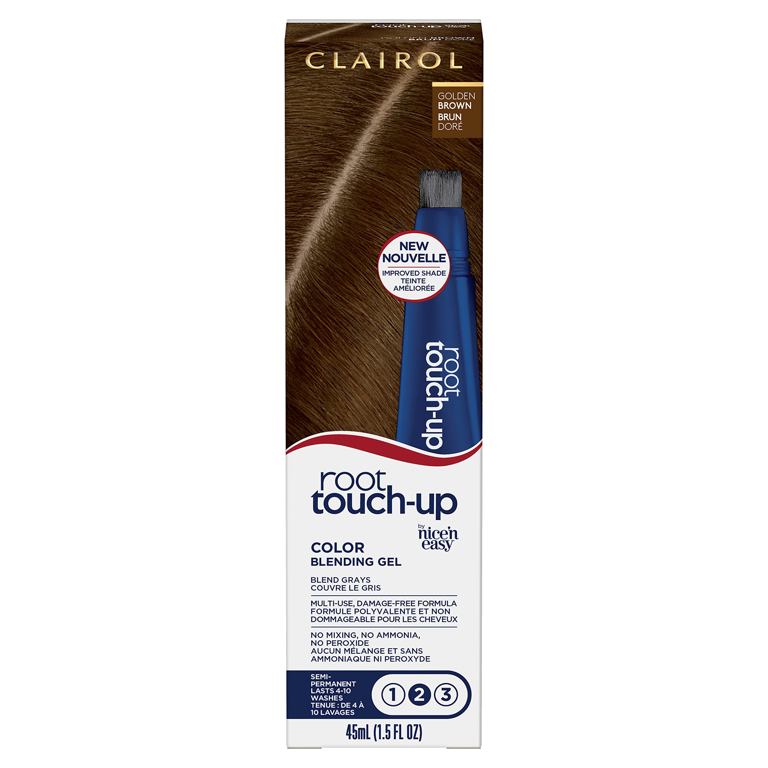 Gel Mezclador De Colores Para El Cabello Clairol Root Touch-up 5g Golden Brown - Venta Internacional.