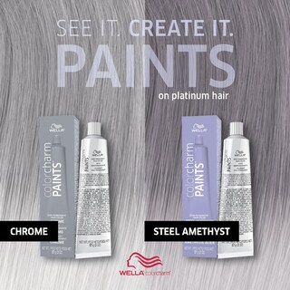 Foto 5 | Tinte Para El Cabello Wella Color Charm Paints Semipermanente, Plateado Y Lila - Venta Internacional.