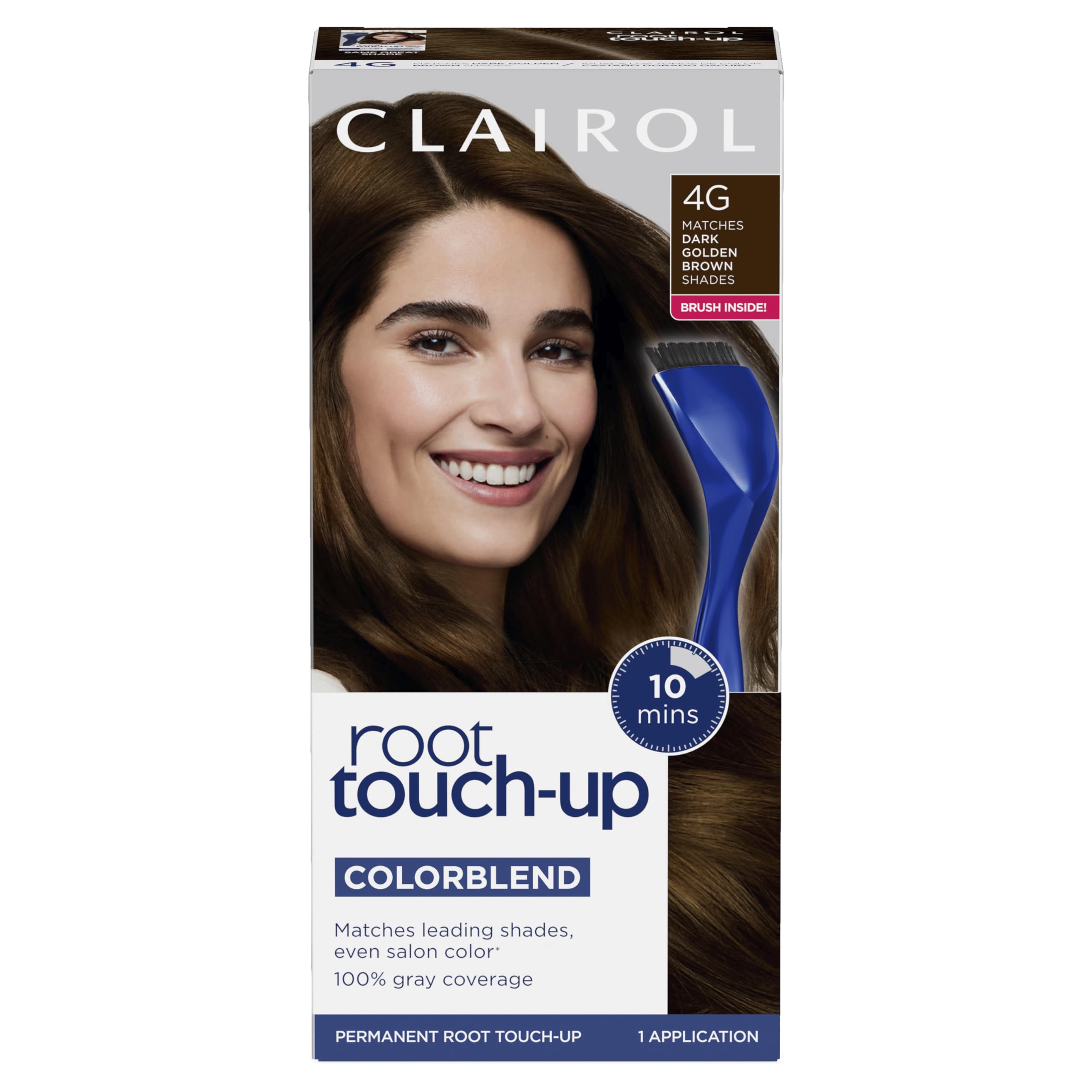 Foto 2 pulgar | Tinte Para El Cabello Clairol Root Touch-up Nice'n Easy 4g Marrón Dorado Oscuro - Venta Internacional.