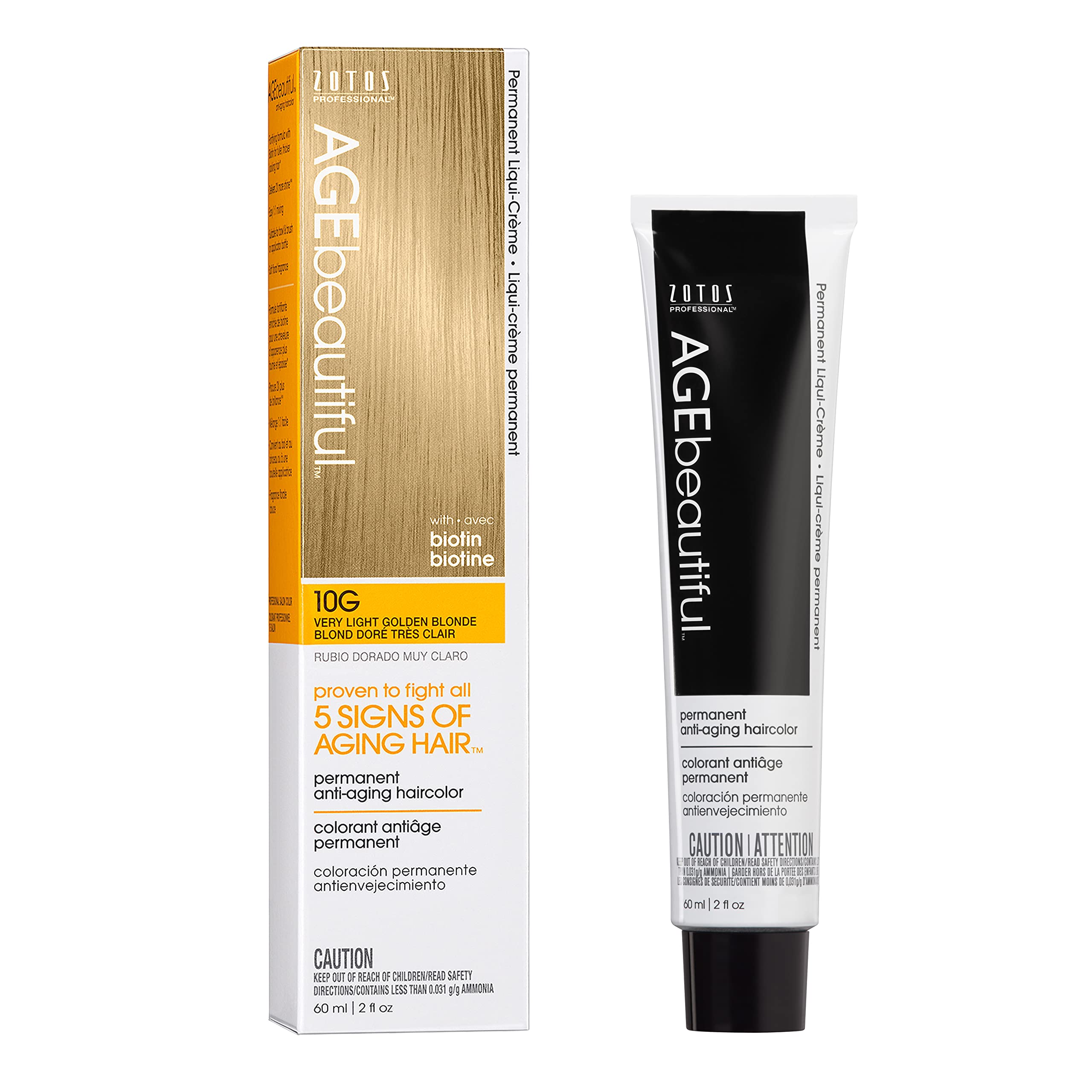 Color De Cabello Age Beautiful Liqui Creme 10 G, Rubio Dorado Muy Claro - Venta Internacional.