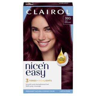 Foto 1 | Tinte Para El Cabello Clairol Nice'n Easy Permanent 3bg Deep Burgundy X1 - Venta Internacional.