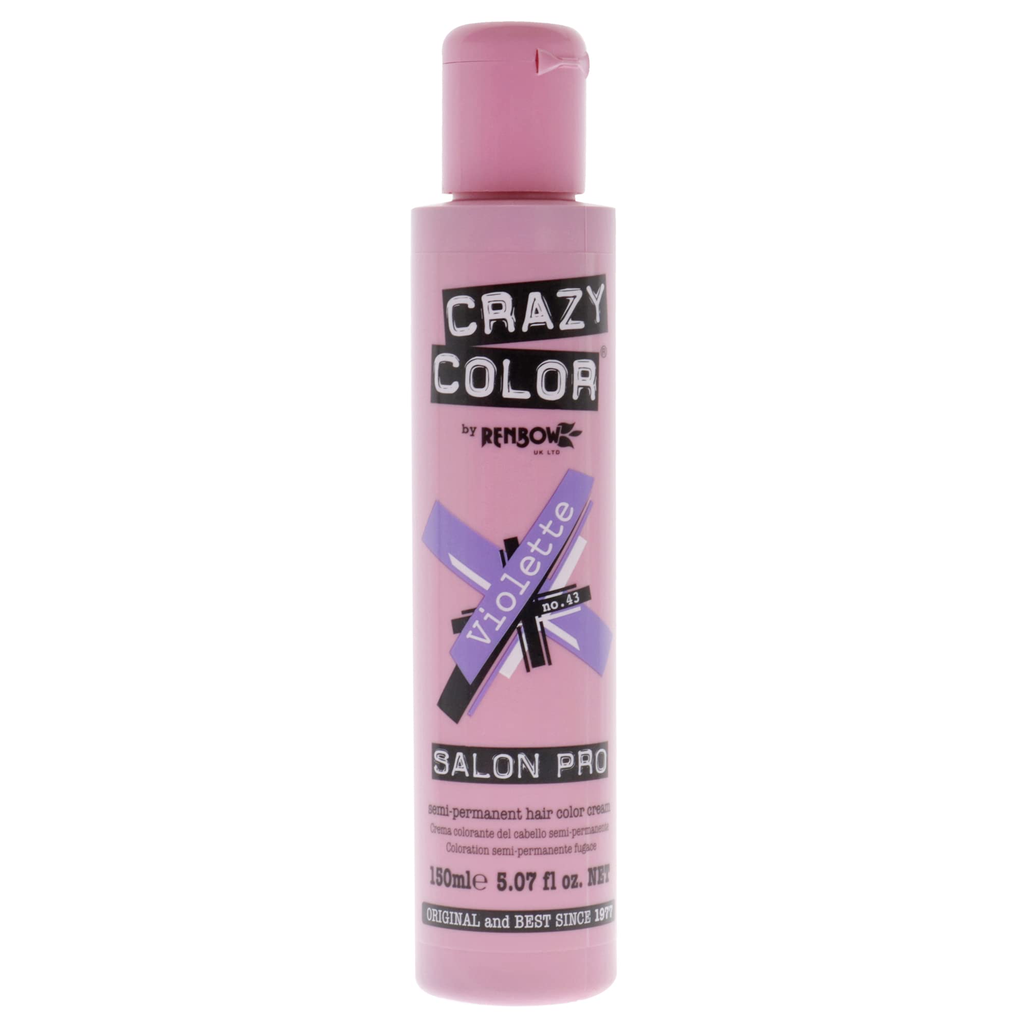 Foto 2 pulgar | Tinte De Pelo Crazy Color Salon Pro 43 Violette 150 Ml Para Mujer - Venta Internacional.