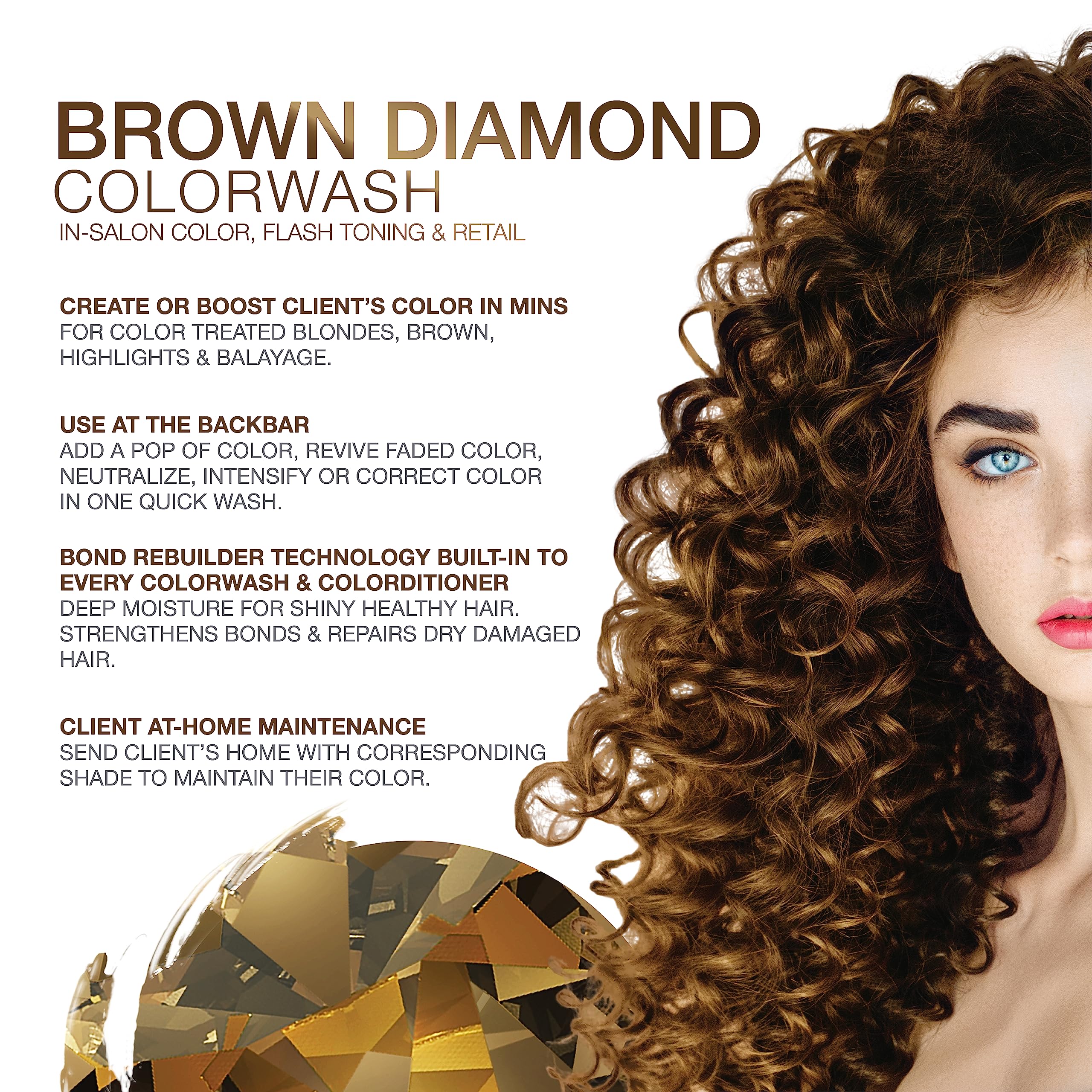 Foto 2 | Champú Depositante De Tinte Para El Cabello Celeb Luxury Gem Lites Brown - Venta Internacional.