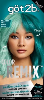 Foto 1 | Tinte De Pelo Got2b Color Remix Semipermanente 097 Peacock Teal - Venta Internacional.
