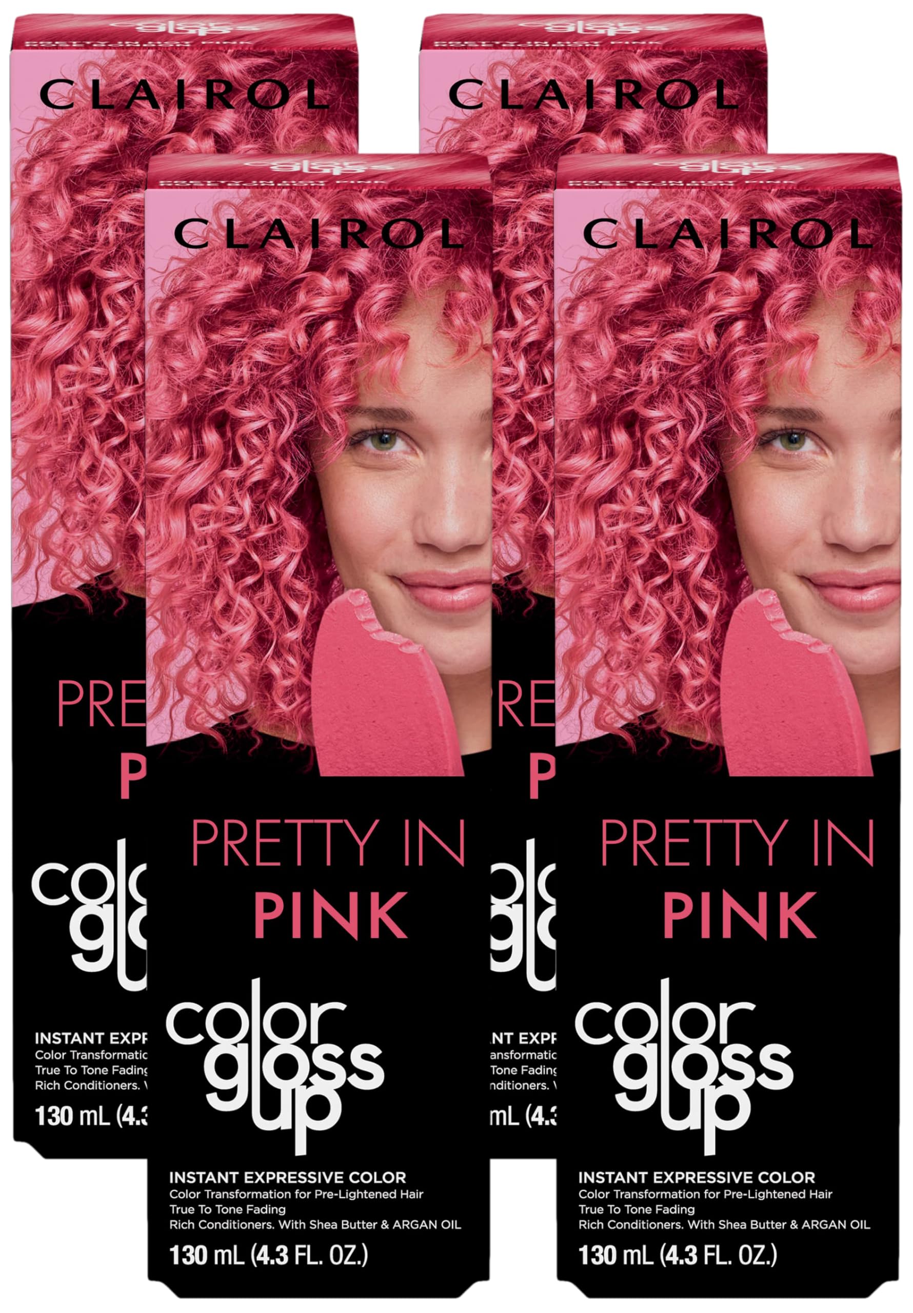 Foto 2 pulgar | Tinte Para El Cabello Clairol Color Gloss Up Pretty En Rosa Fuerte X4 - Venta Internacional.