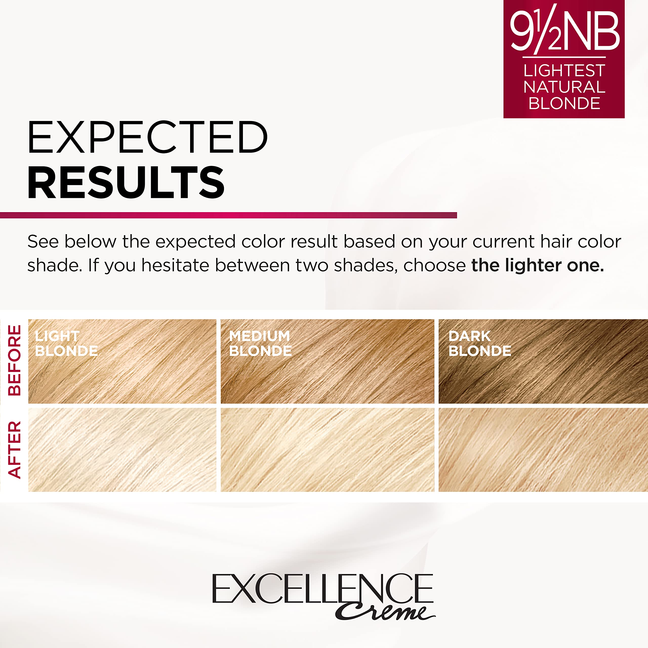 Foto 8 pulgar | Color De Cabello L'oreal Paris Excellence Creme 9.5nb Rubio Más Claro - Venta Internacional.