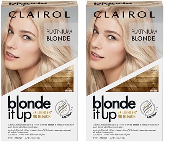 Foto 2 pulgar | Tinte Para El Cabello Clairol Blonde It Up Permanent Platinum, Paquete De 2 - Venta Internacional.