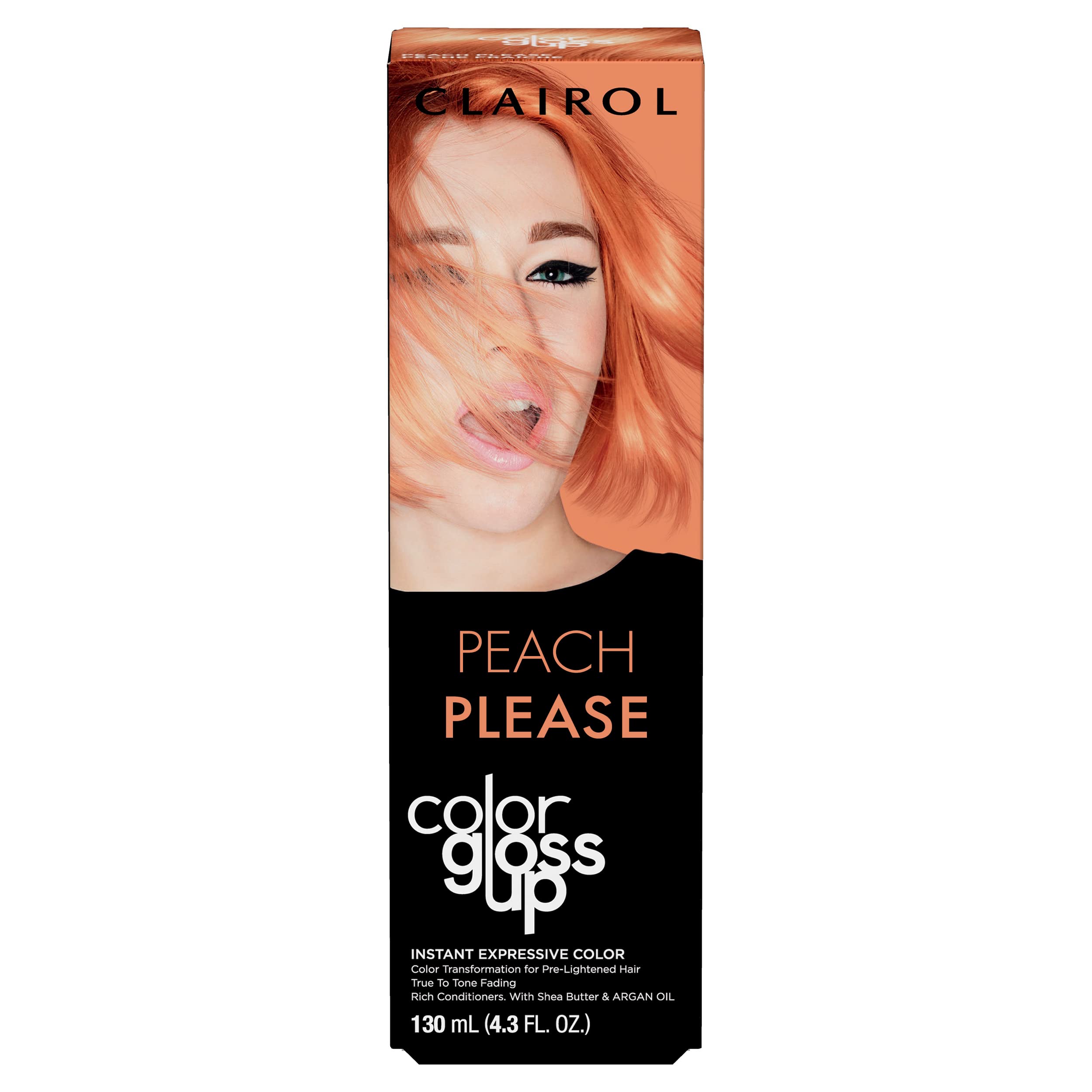 Tinte Para El Cabello Clairol Color Gloss Up Temporal Peach Please X1 - Venta Internacional.