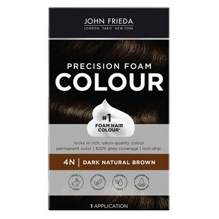 Foto 1 | Tinte De Pelo John Frieda Precision Foam Dark Natural Brown 4n - Venta Internacional.