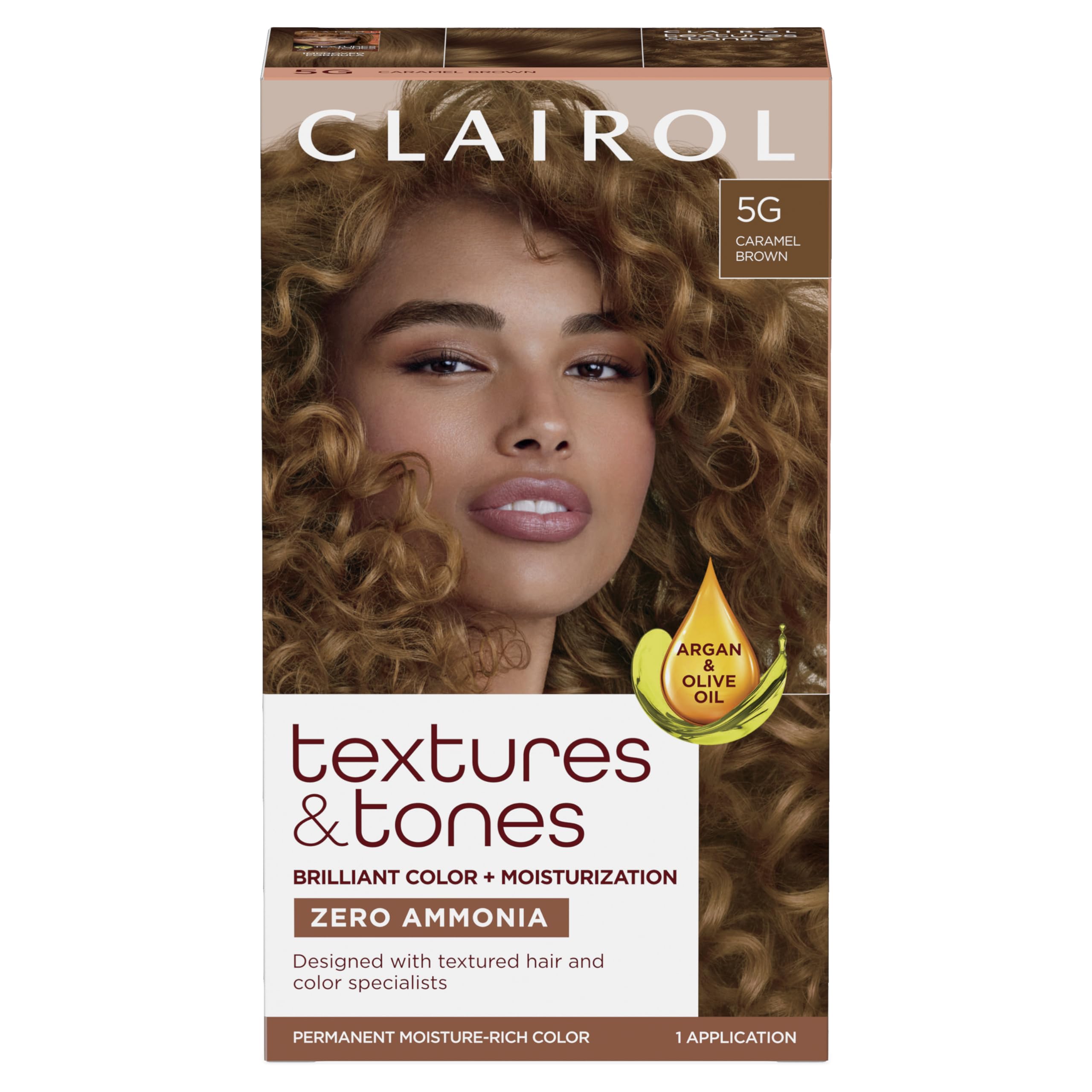 Foto 2 pulgar | Tinte Para El Cabello Clairol Textures & Tones 5g, Marrón Caramelo, Paquete De 1 - Venta Internacional.