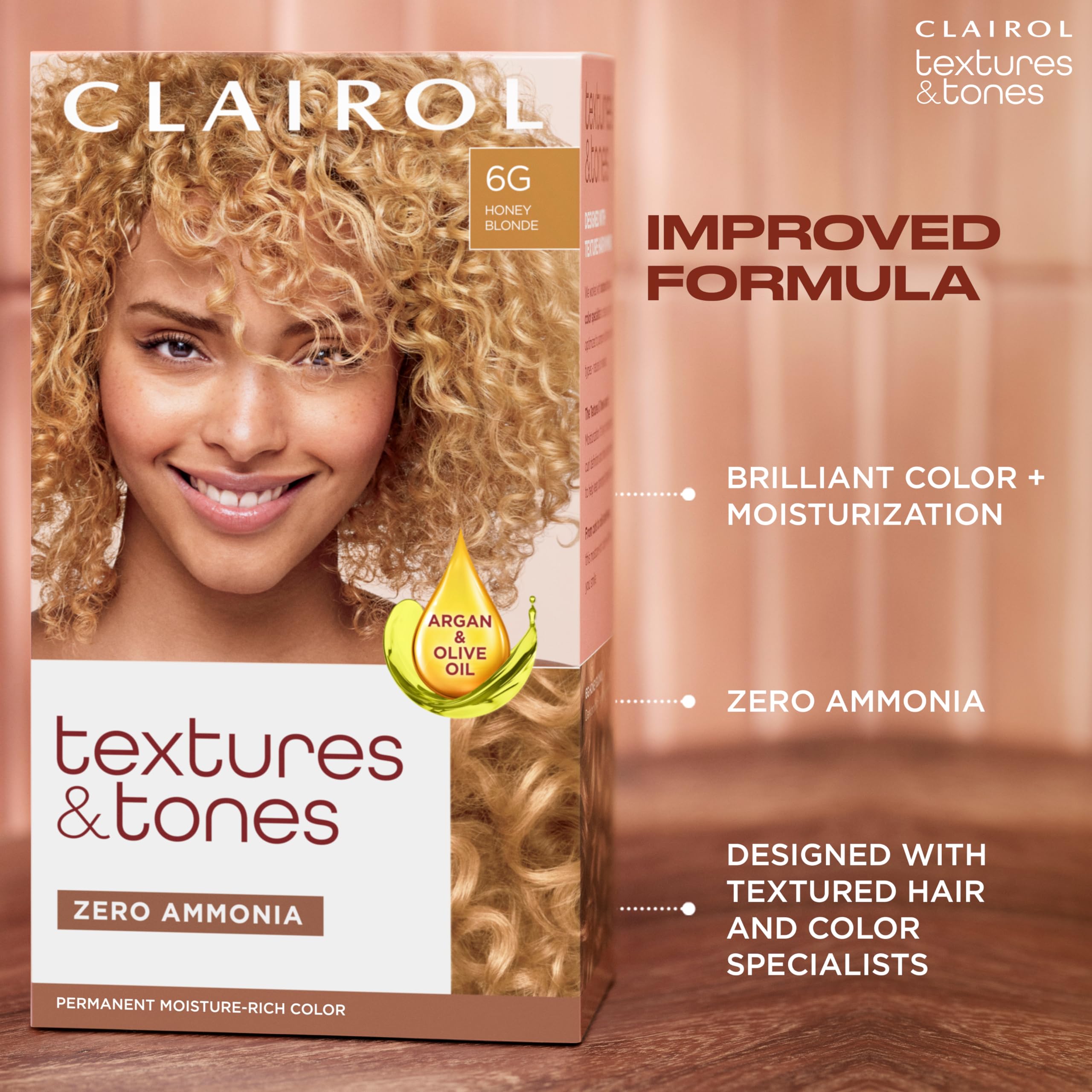 Foto 4 | Tinte Para El Cabello Clairol Textures & Tones 5g, Marrón Caramelo, Paquete De 1 - Venta Internacional.