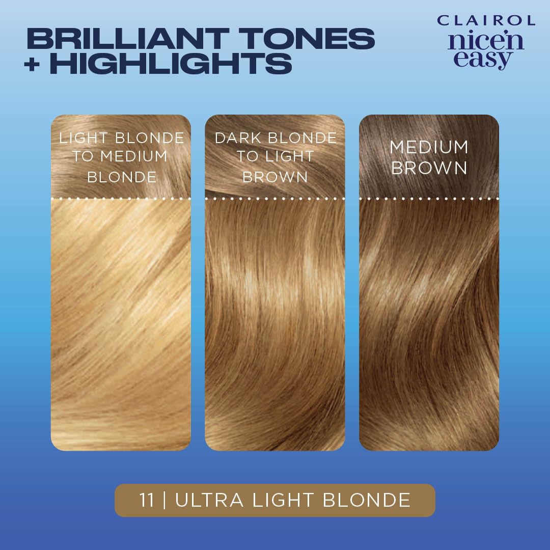 Foto 6 pulgar | Tinte Para El Cabello Clairol Nice'n Easy Permanent 11 Ultra Light Blonde - Venta Internacional.