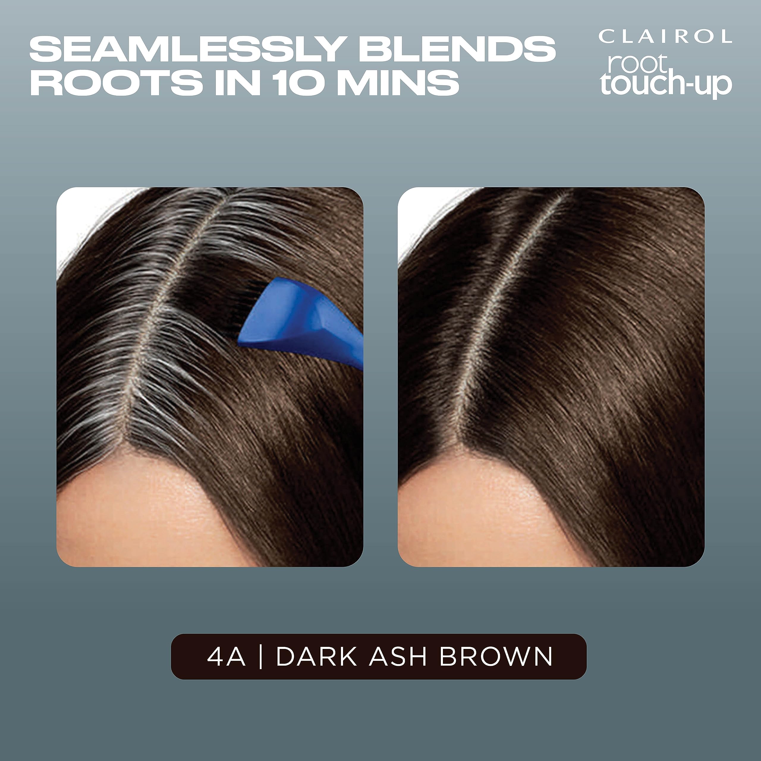 Foto 5 pulgar | Tinte Para El Cabello Clairol Root Touch-up Nice'n Easy 4a Marrón Ceniza Oscuro - Venta Internacional.