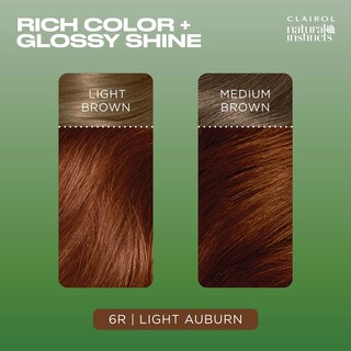 Foto 4 | Tinte Para El Cabello Clairol Natural Instincts Demi-permanent 6r Auburn - Venta Internacional.