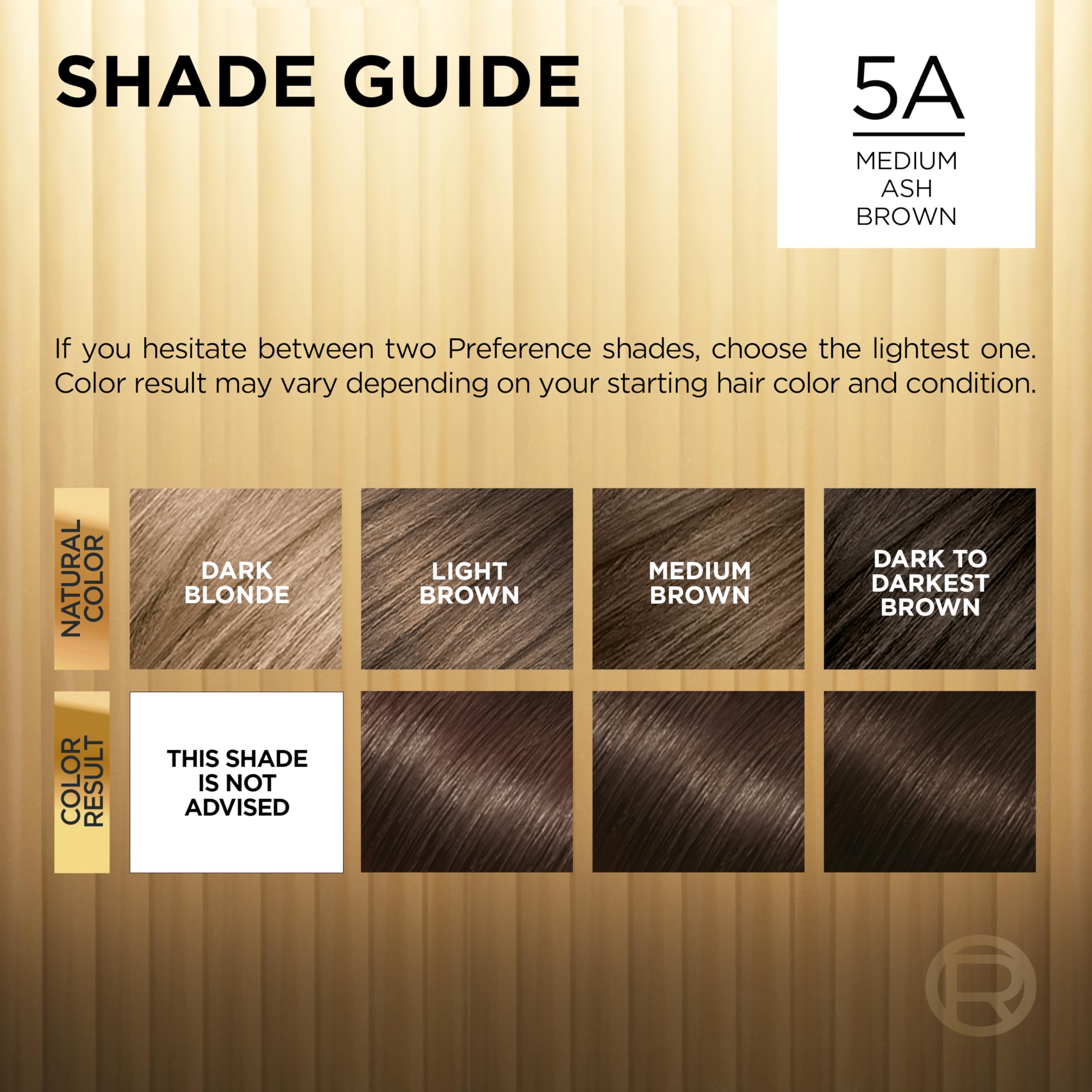 Foto 6 pulgar | Tinte Para El Cabello L'oreal Paris Superior Preference 5a Medium Ash Brown - Venta Internacional.
