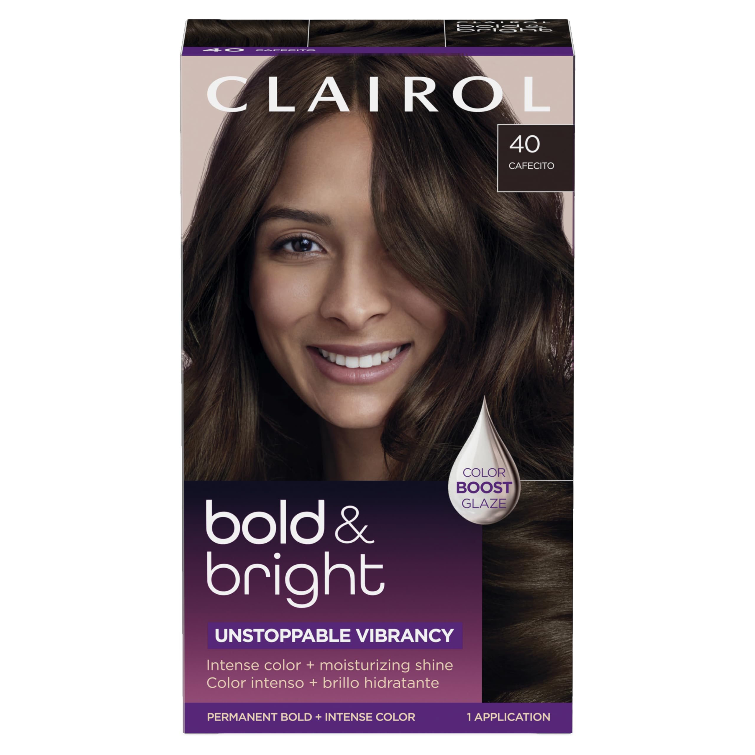 Foto 2 pulgar | Tinte Para El Cabello Clairol Bold & Bright Permanent 40 Cafecito Color - Venta Internacional.
