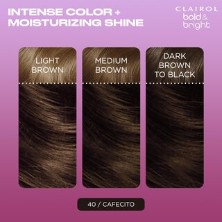 Foto 3 | Tinte Para El Cabello Clairol Bold & Bright Permanent 40 Cafecito Color - Venta Internacional.