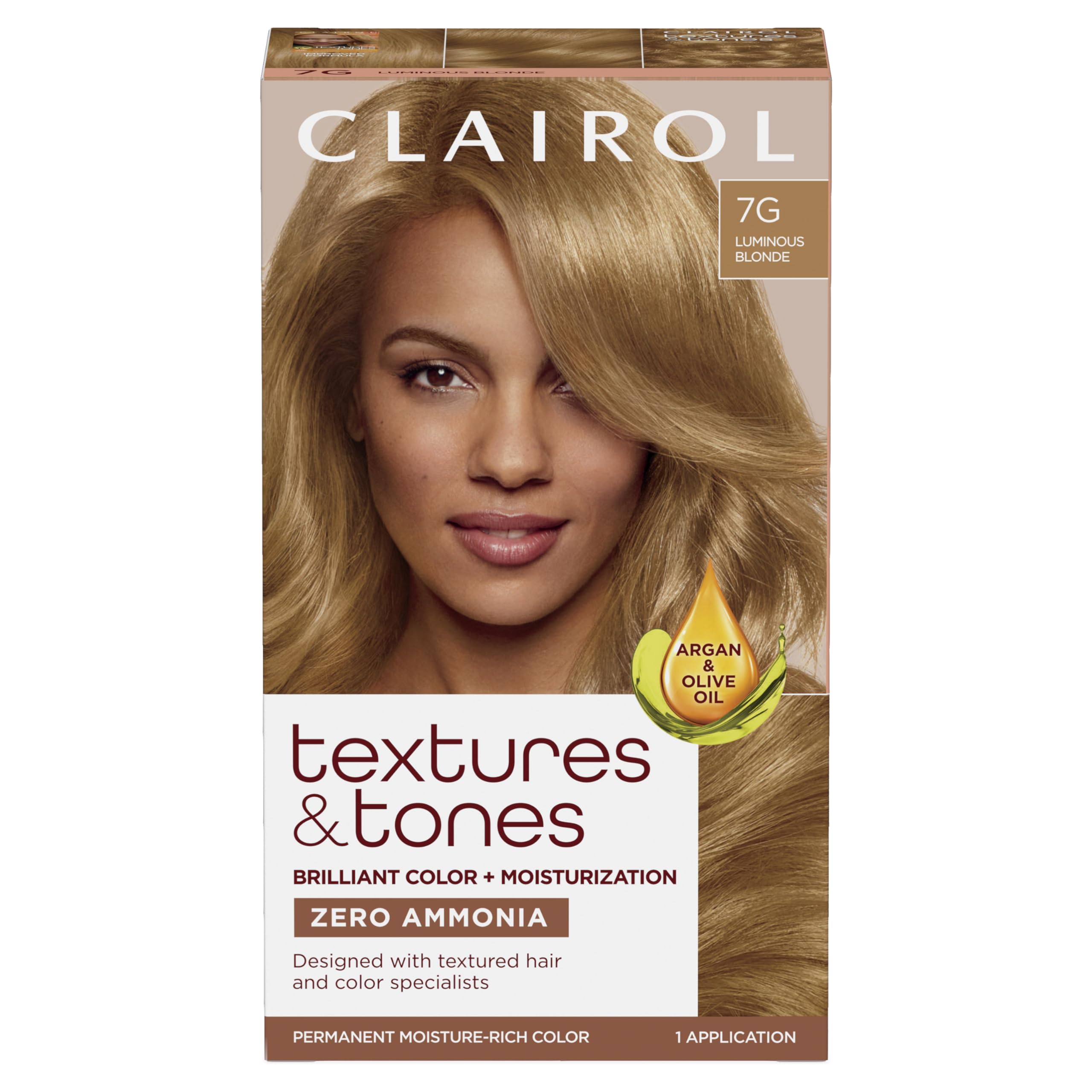 Foto 2 pulgar | Tinte Para El Cabello Clairol Textures & Tones 7g Luminous Blonde X1 - Venta Internacional.