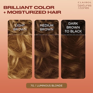 Foto 3 | Tinte Para El Cabello Clairol Textures & Tones 7g Luminous Blonde X1 - Venta Internacional.