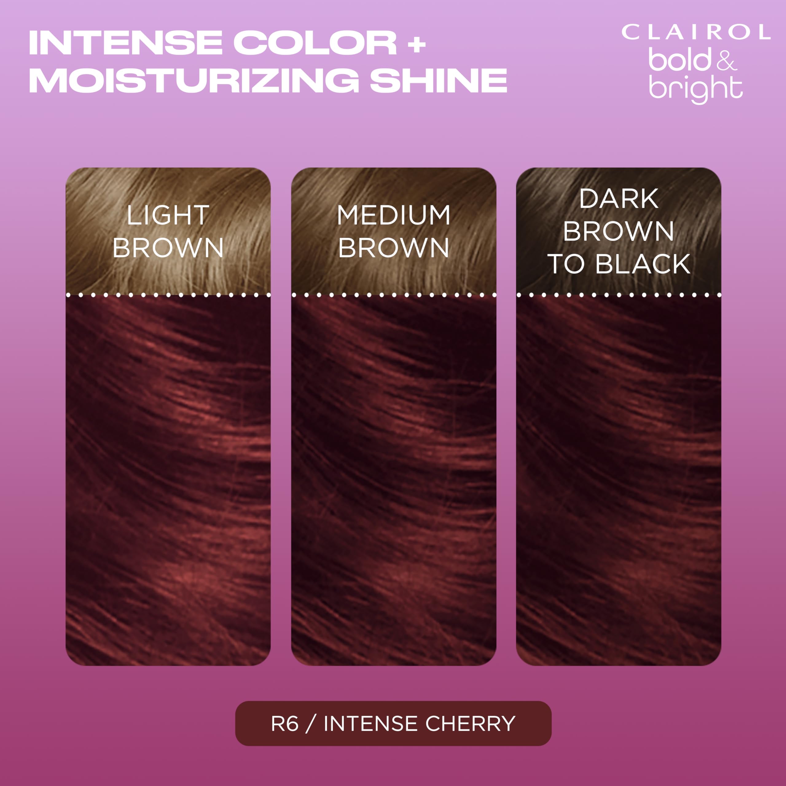 Foto 4 pulgar | Tinte Para El Cabello Clairol Bold & Bright R6 Intense Cherry, Paquete De 1 - Venta Internacional.