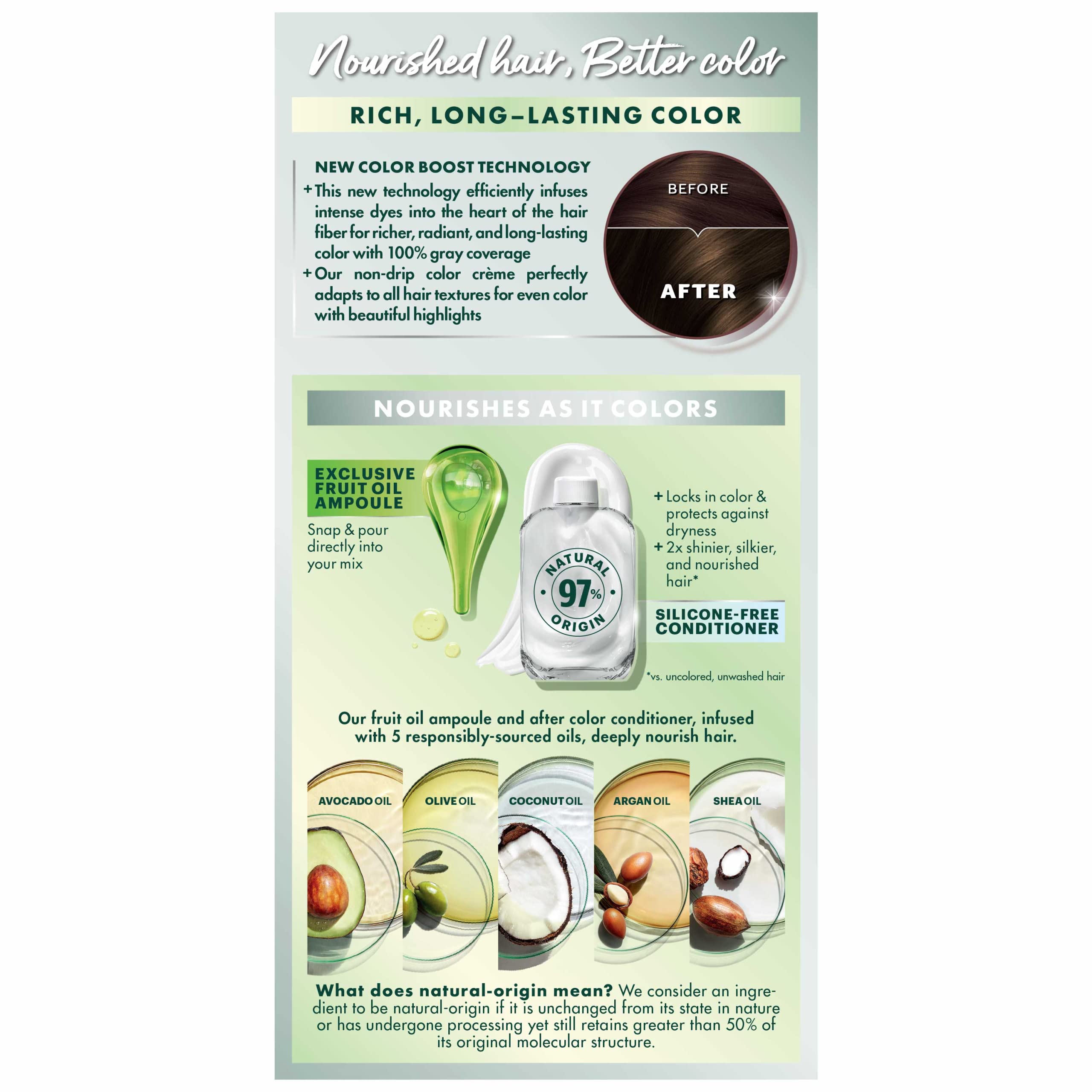 Foto 4 pulgar | Tinte Para El Cabello Garnier Nutrisse Nourishing Creme 33 Darkest Golden - Venta Internacional.