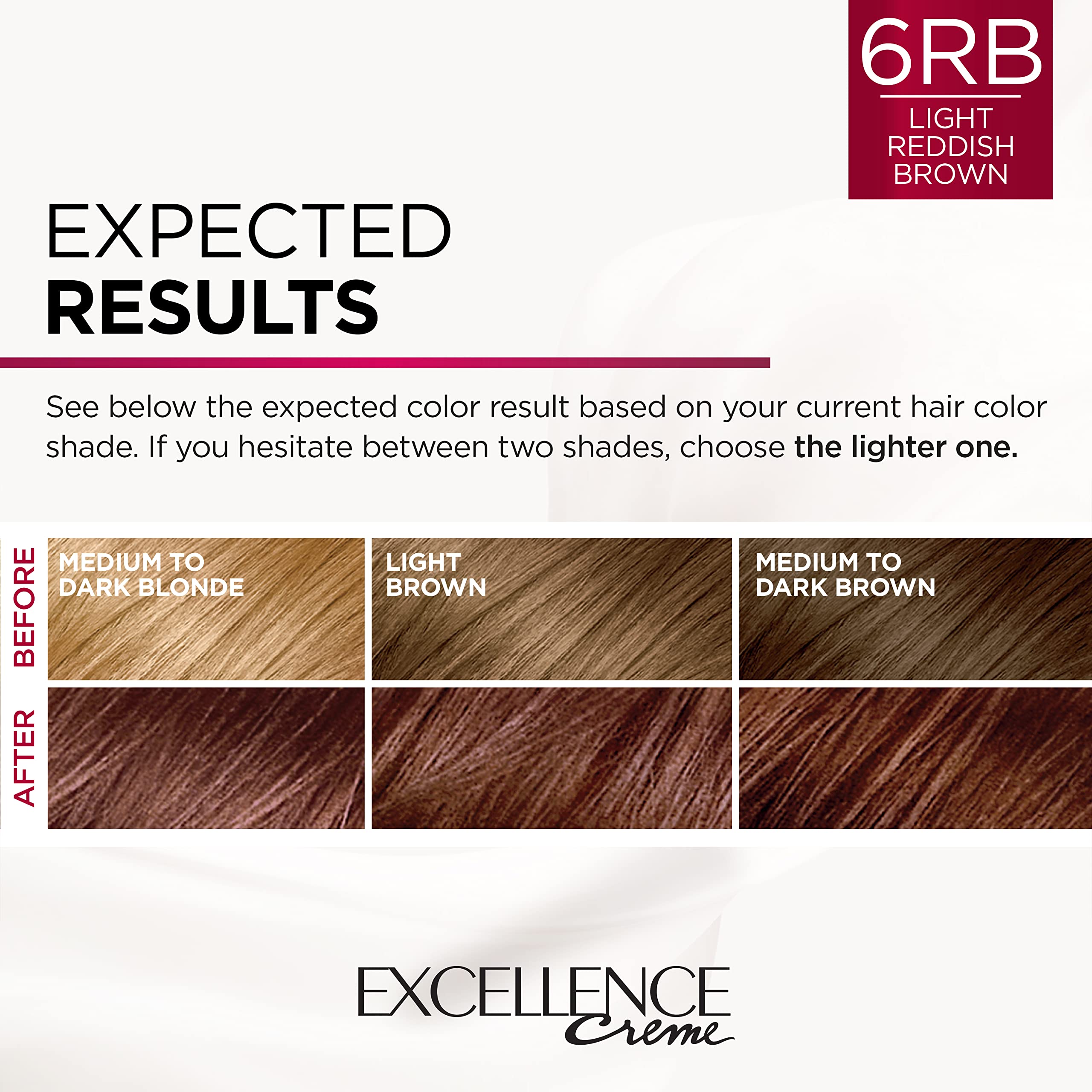 Foto 8 pulgar | Color De Cabello L'oreal Paris Excellence Creme 6rb Marrón Rojizo Claro - Venta Internacional.